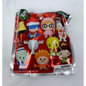 New Warner Brothers Christmas Figural Bag Clip 1 Mystery Figure Leg Lamp Elf